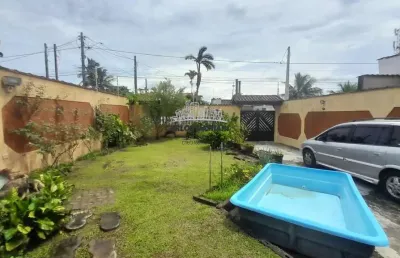 Casa para venda em itanhaém, jardim bopiranga, 3 dormitórios, 2 suítes, 3 banheiros, 6 vagas
