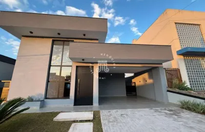 Casa térrea à venda com 03 dormitórios, sendo 02 suítes no condomínio gran ville são venâncio - itupeva - sp