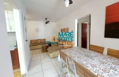 Apartamento mobiliado a 300m do mar na praia grande