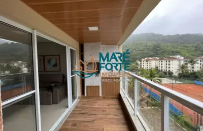 Oportunidade apartamento de 106 mts com ( mobília ) na toninhas próximo a praia em ubatuba sp