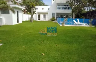 Linda casa em condomínio fechado no tenório ( pé na areia ) com vista para o mar