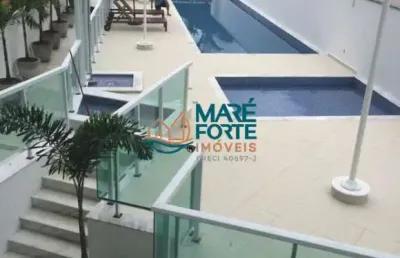 Linda cobertura com área gourmet, 350 metros da orla