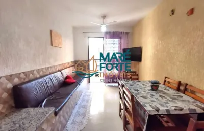 Apartamento amplo e mobiliado apenas 50 metros da  praia