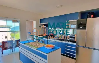 Linda cobertura mobiliada e decorada com vista para o mar (estuda imóvel em taubaté como parte de pagamento)