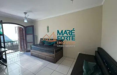 Apartamento amplo e mobiliado apenas 300 metros da orla
