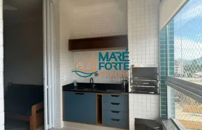 Lindo apartamento com vista para o mar e varanda gourmet