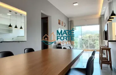 Apartamento mobiliado e decorado no centro com 2 dormitórios