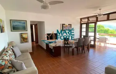 Amplo apartamento com vista para o mar na praia das toninhas