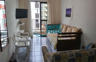 Apartamento frente rua apenas de 200m da praia grande!