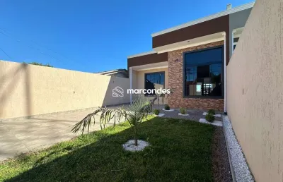 Casa com 3 quartos à venda na rua joão-de-barro, 70, gralha azul, fazenda rio grande por r$ 520.000