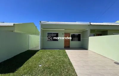Casa em condomínio fechado com 2 quartos à venda na travessa piên, 210, estados, fazenda rio grande por r$ 430.000