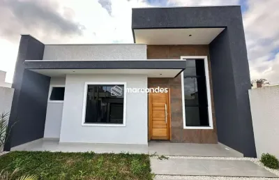 Casa com 3 quartos à venda na rua pau-brasil, 113, eucaliptos, fazenda rio grande por r$ 560.000