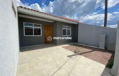 Casa em condomínio fechado com 2 quartos para alugar na rua jaguariaíva, 1481, estados, fazenda rio grande por r$ 1.850