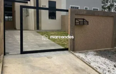 Casa com 3 quartos à venda na rua rouxinol, 589, gralha azul, fazenda rio grande por r$ 500.000