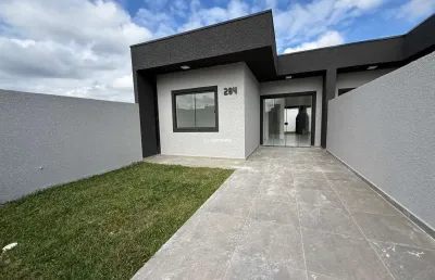 Casa com 3 quartos à venda na rua guilherme lang, 284, jardim veneza, fazenda rio grande por r$ 420.000