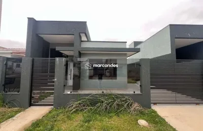 Casa com 3 quartos à venda na rua mário quintana, 24, jardim veneza, fazenda rio grande por r$ 410.000