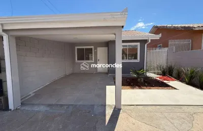 Casa em condomínio fechado com 2 quartos à venda na rua papagaio, 1780, gralha azul, fazenda rio grande por r$ 480.000