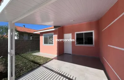 Casa com 2 quartos à venda na rua papagaio, 1780, gralha azul, fazenda rio grande por r$ 495.000