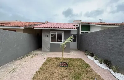Casa em condomínio fechado com 3 quartos à venda na rua sérvia, 800, nações, fazenda rio grande por r$ 450.000