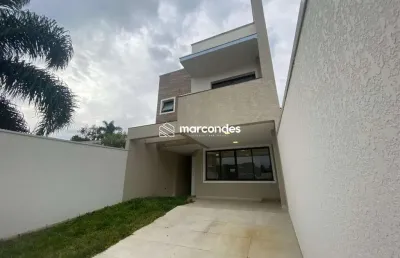 Casa com 3 quartos à venda na irerê, 483, gralha azul, fazenda rio grande por r$ 750.000