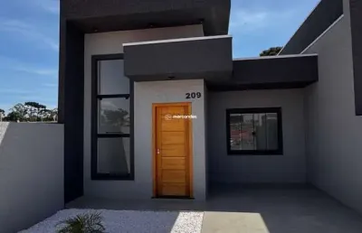 Casa com 3 quartos à venda na rotterdam, 209, gralha azul, fazenda rio grande por r$ 480.000