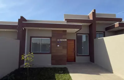 Casa com 2 quartos à venda na celta, 39, gralha azul, fazenda rio grande por r$ 490.000