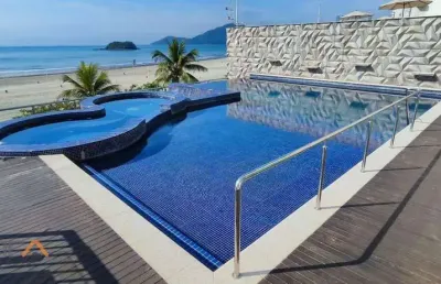 Apartamento com 3 dormitórios para alugar, 100 m² por r$ 7.108,50/mês - frente mar - balneário camboriú/sc