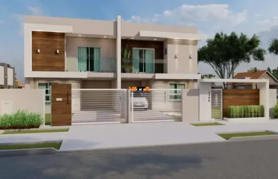 Sobrado à venda em araucária - lançamento no bairro iguaçu