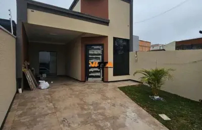 Casa com 3 dormitórios e área gourmet com piscina à venda em araucária, bairro costeira
