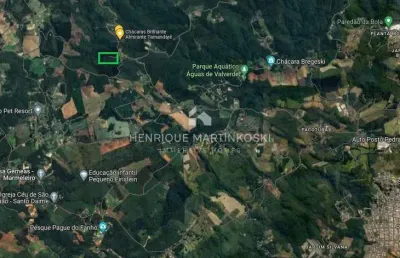 Chácara de 50.000m2 com casa de 156m2 com 2 quartos, 2 wc´s, lareira, próximo de curitiba e almirante tamandaré-pr