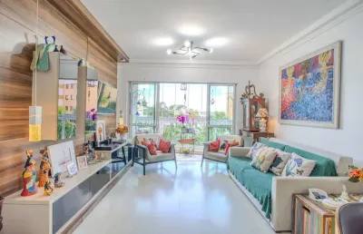 Apartamento padrão à venda, 3 quartos sendo uma suíte, 2 vagas cobertas, 123m2-2º andar-lazer completo-mossunguê, curitiba, pr