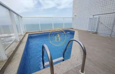 Cobertura com 3 dorms, centro, mongaguá - r$ 1.2 mi, cod: 2415