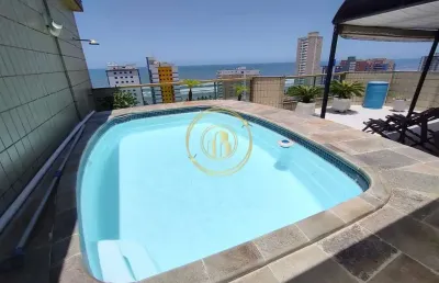 Cobertura com 4 dorms, centro, mongaguá - r$ 1.7 mi, cod: 2507