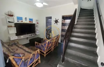 Sobrado de condomínio com 2 dorms, centro, mongaguá - r$ 230 mil, cod: 2807