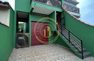 Sobrado com salão comercial, vila atlântica, mongaguá, cod: l51