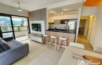 Apartamento a venda tulum residence no itaguá, ubatuba/sp. apartamento com 2 suítes e varanda gourmet