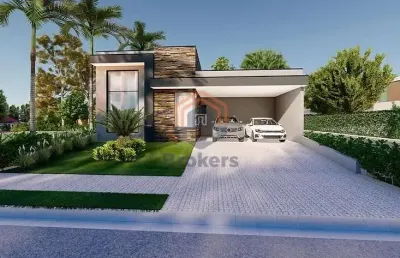 Casa em condominio em parque brasil 500  -  paulínia