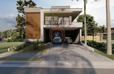 Casa sobrado de condominio em parque brasil 500  -  paulínia