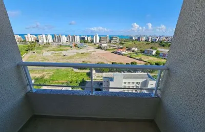 Oportunidade em cond. club! mobiliado, 58 m2,2 quartos em ponta de campina - cabedelo - pb