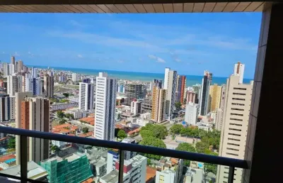 Vista mar, andar alto, possui 81 metros quadrados com 3 quartos em manaíra - joão pessoa - pb