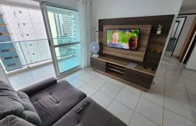 Mobiliado! nascente com 73 m2 com 2 quartos em tambaú - joão pessoa - pb