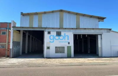 Locação barracão em fazenda rio grande pr, 1.350 m² com doca.
