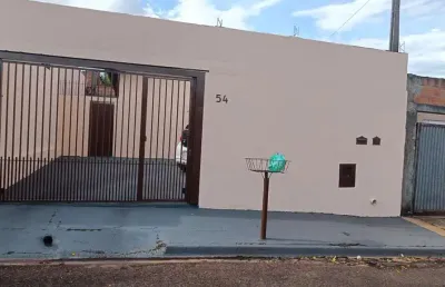 Casa para venda em araraquara, jardim dumont, 2 dormitórios, 1 banheiro, 3 vagas