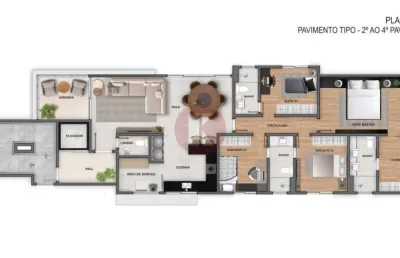 Apartamento à venda, 4 quartos, 4 suítes, 3 vagas, liberdade - belo horizonte/mg