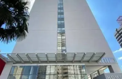 Conjunto comercial semi-mobiliado com 1 vaga de garagem -centro