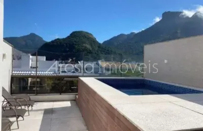 Cobertura com 4 dormitórios à venda, 280 m² por r$ 3.790.000,00 - jardim oceânico - rio de janeiro/rj