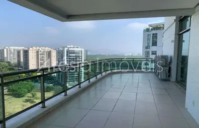 Apartamento com 4 dormitórios à venda, 376 m² por r$ 4.500.000,00 - península - rio de janeiro/rj