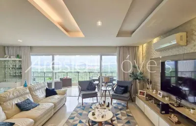 Cobertura com 4 suítes para alugar, 401 m² por r$ 34.252/mês - península - rio de janeiro/rj
