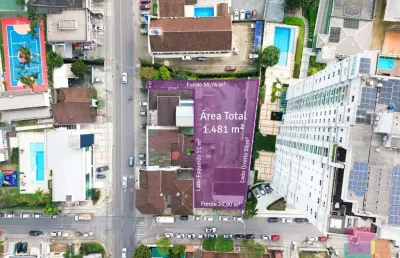 Terreno comercial à venda na rua jacob eisenhuth, --, atiradores, joinville por r$ 6.000.000