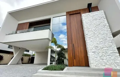 Casa em condomínio fechado com 4 quartos à venda na rua presidente vargas, --, pirabeiraba, joinville por r$ 3.200.000